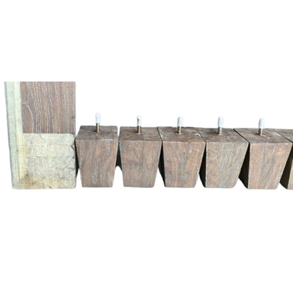 Chân ghế gỗ sofa vuông